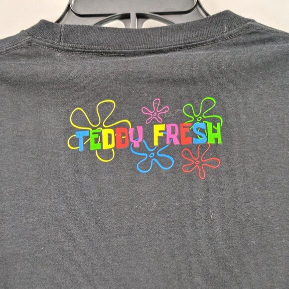 TEDDY FRESH T‎ Shirt Men's S Black Spongebob Squarepants Graphic Long Sleeve - Picture 5 of 11
